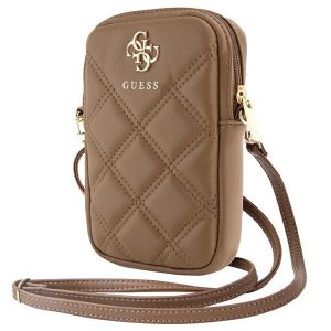 Guess GUWBZPSQSSGW Zip Quilted 4G táska - barna