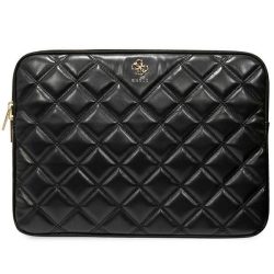   Guess GUCS14ZPSQSSSSGK Quilted 4G notebook táska 14" - fekete