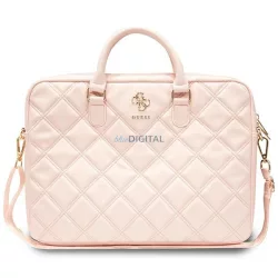   Guess GUCB15ZPSQSSGP táska 16" Quilted 4G – rózsaszín