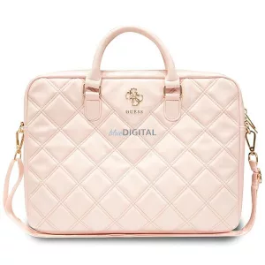 Guess GUCB15ZPSQSSGP táska 16" Quilted 4G – rózsaszín