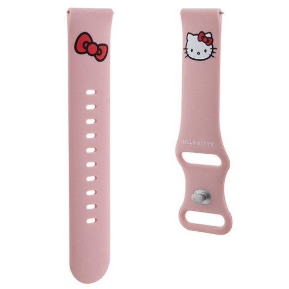 Hello Kitty szíj univerzális HKUWMSCHBLP Szilikon Kitty Head rózsaszín pánt 20mm