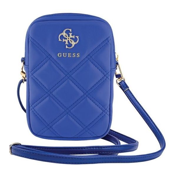 Guess GUWBZPSQSSSSGB Zip Quilted 4G táska - kék