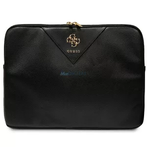 Guess GUCS16ZPGSTEGK Triangle 4G 16" notebook táska - fekete 