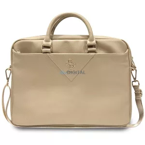 Guess GUCB15ZPGSTEGD táska 16" Triangle 4G – világos arany