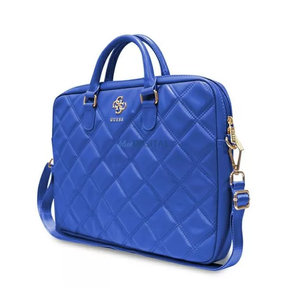 Guess GUCB15ZPSQSSGB táska 16" Quilted 4G – kék