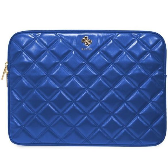 Guess GUCS14ZPSQSSGB Quilted 4G 14" notebook táska - kék 