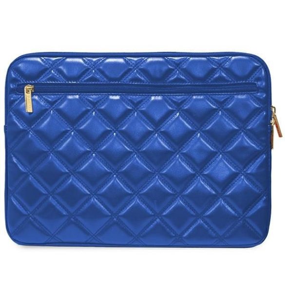 Guess GUCS14ZPSQSSGB Quilted 4G 14" notebook táska - kék 