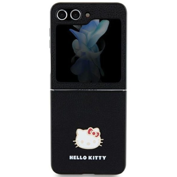 Hello Kitty HKHCZF5PGHDLMK keménytok Samsung Galaxy Z Flip5 - fekete 