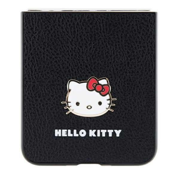 Hello Kitty HKHCZF5PGHDLMK keménytok Samsung Galaxy Z Flip5 - fekete 