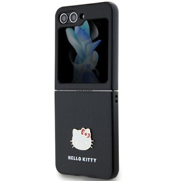 Hello Kitty HKHCZF5PGHDLMK keménytok Samsung Galaxy Z Flip5 - fekete 