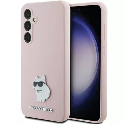   Karl Lagerfeld KLHCS23FESMHCNPP S23 FE S711 pink szilikon Choupette fém kitűző tok