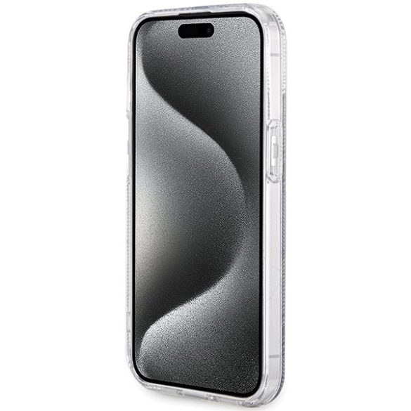 Guess GUHMP15SHGCUSTGK iPhone 15 / 14 / 13 6.1" fekete keménytok IML GCube MagSafe IML GCube MagSafe