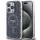 Guess GUHMP15LHGGCUSTGK iPhone 15 Pro 6.1" fekete keménytok IML GCube MagSafe IML GCube