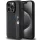 BMW BMHCP15L23PUPVK iPhone 15 Pro 6.1" fekete keménytok perforált trikolor vonalú