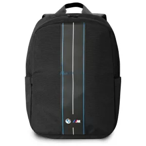 BMW BMBP15COMPVSKL hátizsák 16" Nylon Blue Stripe – fekete
