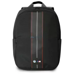   BMW BMBP15COMPVSKR hátizsák 16" Nylon Red Stripe – fekete