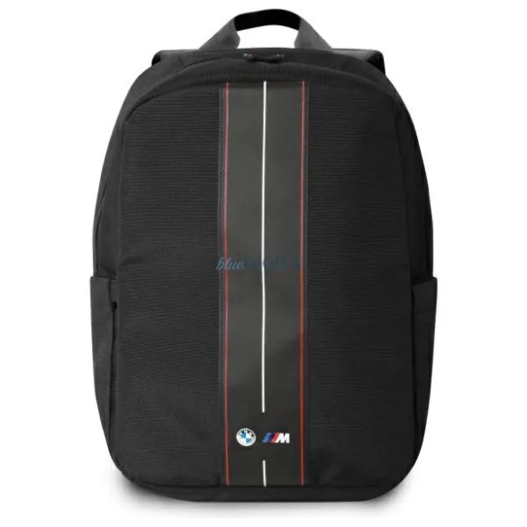 BMW BMBP15COMPVSKR hátizsák 16" Nylon Red Stripe – fekete
