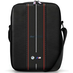 BMW BMTB8COMPVSKR Nylon Red Stripe univerzális tablet táska 8" - fekete