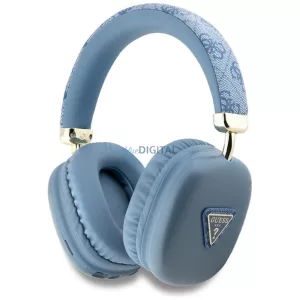 Guess GUBHK1P4TPB 4G Triangle Logo Bluetooth vezeték nélküli fejhallgató - kék