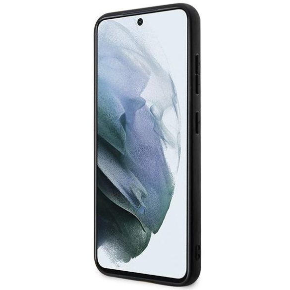 Guess GUHCS24M4GMGGR S24+ S926 fekete keménytok 4G nagy fém logó