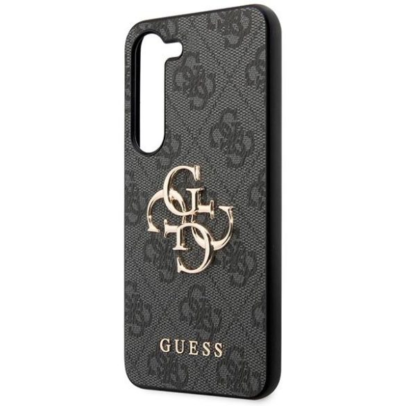 Guess GUHCS24M4GMGGR S24+ S926 fekete keménytok 4G nagy fém logó