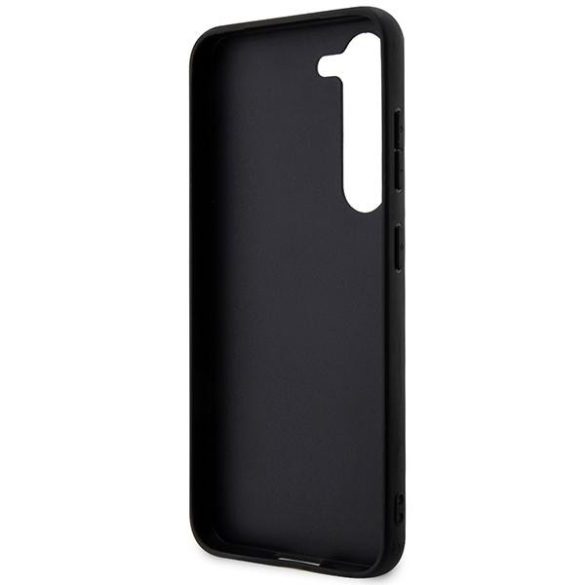 Guess GUHCS24M4GMGGR S24+ S926 fekete keménytok 4G nagy fém logó