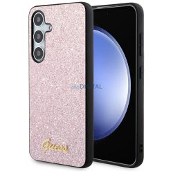   Guess GUHCS24SHGGSHP S24 S921 rózsaszín keménytok Glitter Script