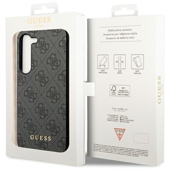 Guess GUHCS24MGF4GGR S24+ S926 fekete keménytok 4G Charms kollekció