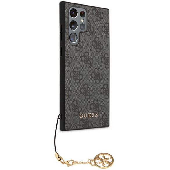 Guess GUHCS24LGF4GGR S24 Ultra S928 fekete keménytok 4G Charms kollekció