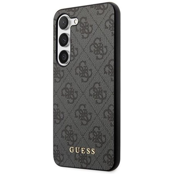 Guess GUHCS24MG4GFGR S24+ S926 fekete keménytok 4G fém arany logó