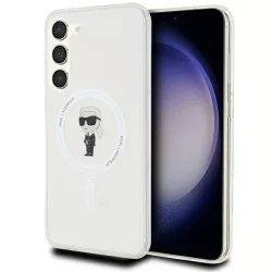   Karl Lagerfeld KLHMS23MHFCKNOT Samsung Galaxy S23+ átlátszó keménytok IML ikonikus MagSafe