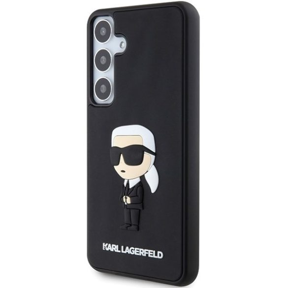 Karl Lagerfeld KLHCS24S3DRKINK S24 S921 fekete keménytok 3D gumi ikonikus