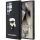 Karl Lagerfeld KLHCS24L3DRKINK S24 Ultra S928 fekete keménytok 3D gumi ikonikus