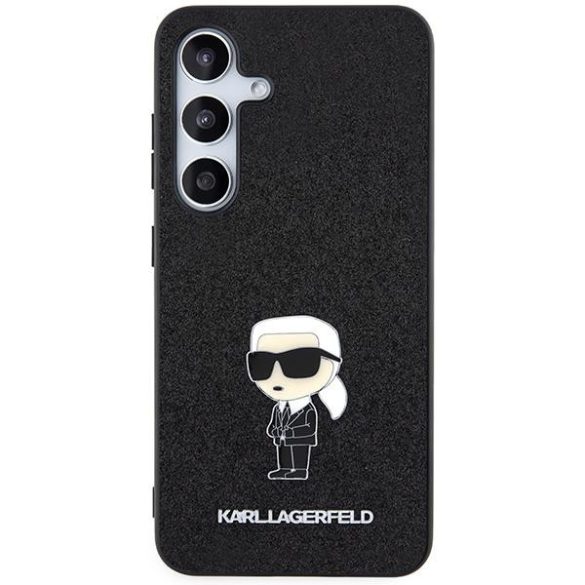 Karl Lagerfeld KLHCS24SGKNPSK Samsung S24 S921 fekete keménytok