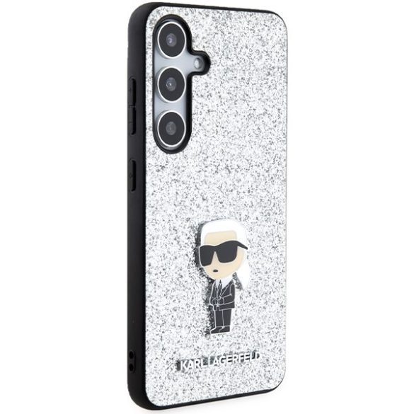 Karl Lagerfeld KLHCS24MGCNPSG Samsung S24+ S926 ezüst keménytok