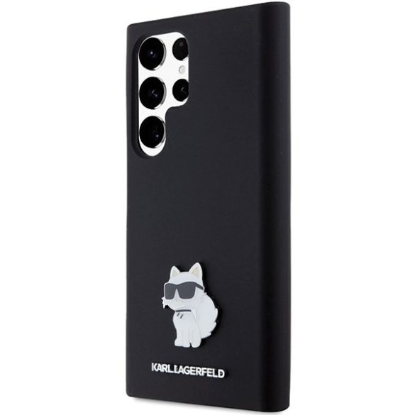 Karl Lagerfeld KLHCS23LSMHCNPK keménytok Samsung Galaxy S23 Ultra - fekete