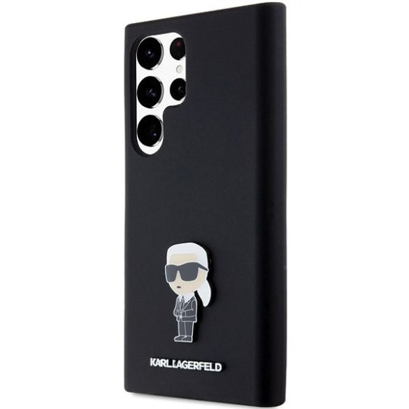 Karl Lagerfeld KLHCS23LSMHHKNPK tok Samsung Galaxy S23 Ultra - fekete