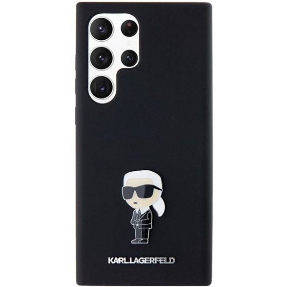 Karl Lagerfeld KLHCS23LSMHHKNPK tok Samsung Galaxy S23 Ultra - fekete