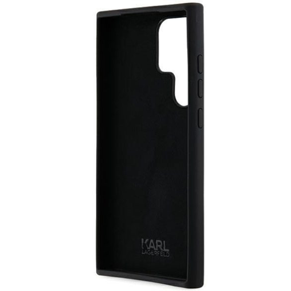 Karl Lagerfeld KLHCS23LSMHHKNPK tok Samsung Galaxy S23 Ultra - fekete