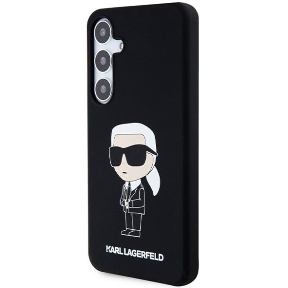 Karl Lagerfeld KLHCS24SSNIKBCK Samsung S24 S921 keménytok fekete