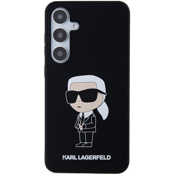 Karl Lagerfeld KLHCS24SSNIKBCK Samsung S24 S921 keménytok fekete