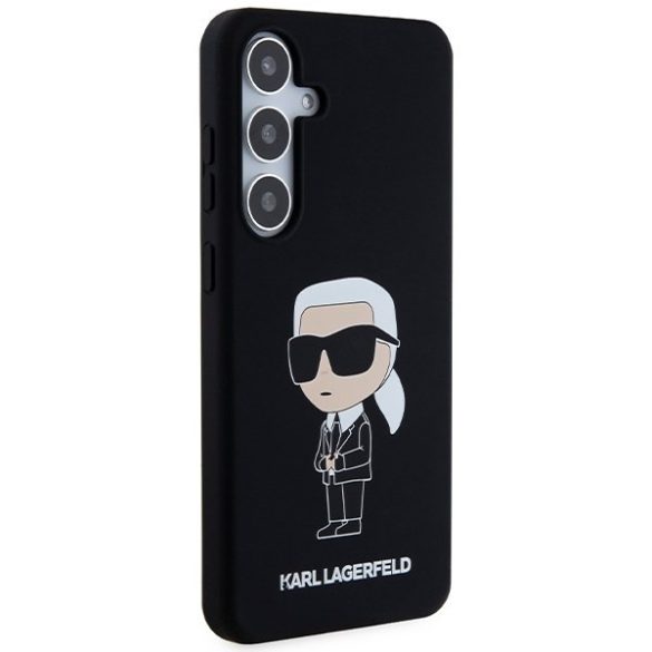 Karl Lagerfeld KLHCS24SSNIKBCK Samsung S24 S921 keménytok fekete