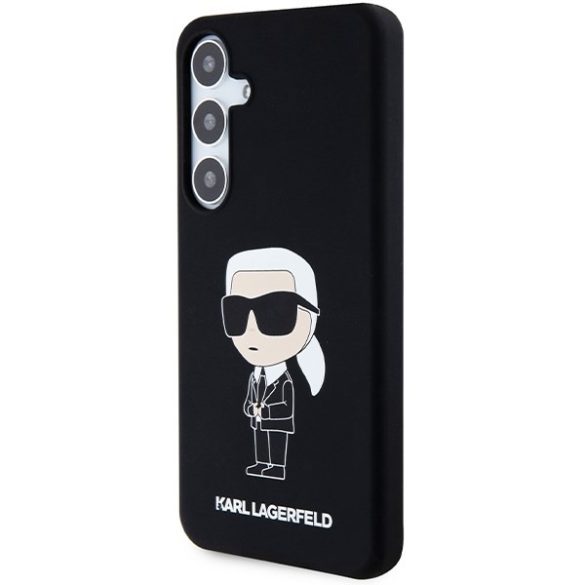 Karl Lagerfeld KLHCS24MSNIKBCK Samsung S24+ S926 keménytok fekete