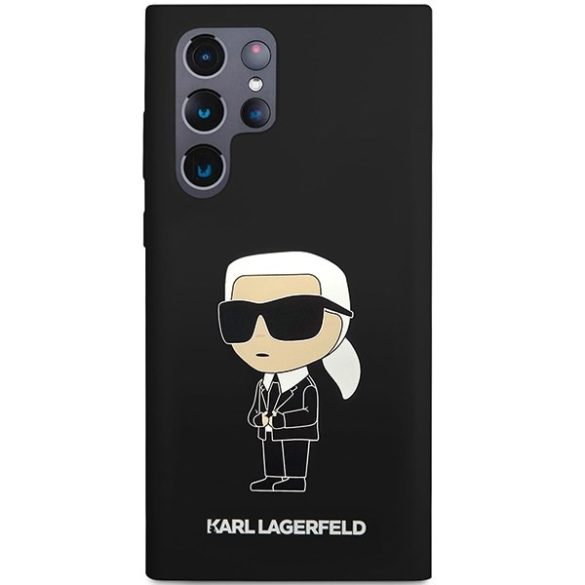 Karl Lagerfeld KLHCS24LSNIKBCK Samsung S24 Ultra S928 keménytok fekete