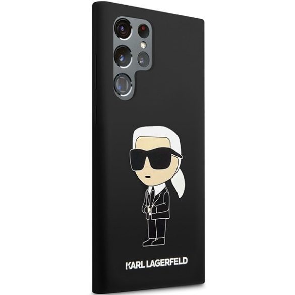 Karl Lagerfeld KLHCS24LSNIKBCK Samsung S24 Ultra S928 keménytok fekete