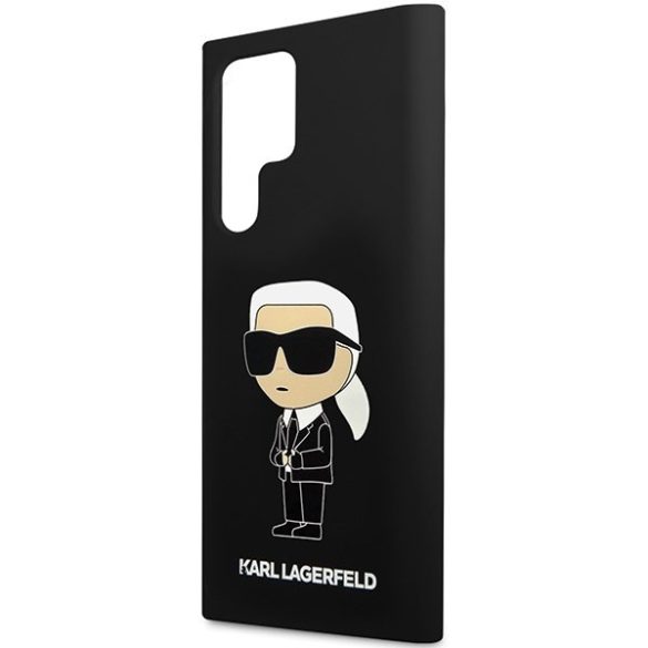 Karl Lagerfeld KLHCS24LSNIKBCK Samsung S24 Ultra S928 keménytok fekete