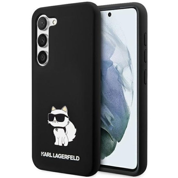 Karl Lagerfeld KLHCS24SSNCHBCK Samsung S24 S921 keménytok fekete