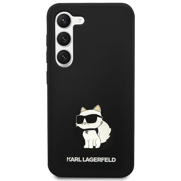 Karl Lagerfeld KLHCS24SSNCHBCK Samsung S24 S921 keménytok fekete