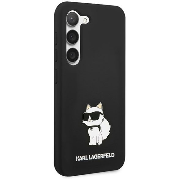 Karl Lagerfeld KLHCS24SSNCHBCK Samsung S24 S921 keménytok fekete