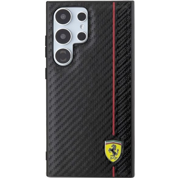 Ferrari FEHCS24LN3DUR Samsung S24 Ultra S928 fekete keménytok